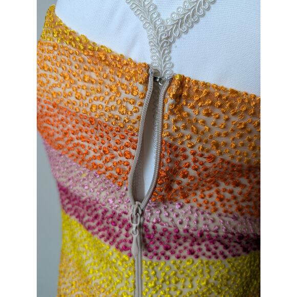 Show Me Your Mumu Clarissa Fiesta Sunset Stripe Mini Dress Women Size XS Hoco - Picture 12 of 15